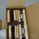 SpaceAid Bamboo Pull Out Spice Rack Organizer for Cabinet, Heavy Duty Slide Out Seasoning Kitchen Pantry Sliding Vertical Organization, 5.1" Wide, 2 Drawers(2" Wide), 2-Tier, Natural