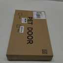 Dog Gate - 18"-45" Adjustable Extra Wide Metal Baby Gate to Step Over, 10" Tall Small Pet Gate with 3 Extension Kits, Pressure Mounted for Doorways & Stairs (White)