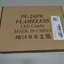 Floating Candles, Water-Activated 2.3" Flameless LED Candle 150+ Hours Waterproof Plastic White Battery Operated Candle for Centerpieces, Cylinder Vases Table Decorations Wedding Pool Party 24 Packs