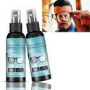 Lens Scratch Removal Spray 2 * 100 ml, Eye Glass Cleaners Spray, Eyeglass Cleaning Tools For Lenses Screens, For Eyeglasses, Sunglasses, Camera Lens, Screens, Smartphones, Tablets, Laptops