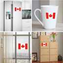 2 x QQSD Canada Flag Sticker Canadian Decal in Multiple Sizes, 3 Pack, 11.7 x 8.3 Inches
