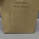 CAROMIO Massaging Heating Pad for Back Pain Relief, Neck and Shoulders Electric Heating Pads Large Size, Full Body Back Heat Pad with Auto Shut Off, 3 Heating Levels & 3 Massage Modes (Grey, 35"x24")