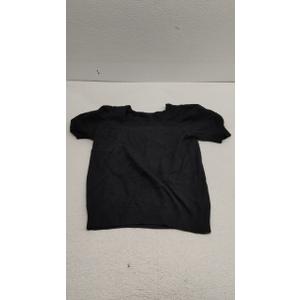 Womens Puff Short Sleeve Sweater Tops 2025 Spring Summer Trendy Casual T Shirts Blouse size Medium - Black