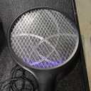 YISSVIC 4000V Electric Fly Swatter Bug Zapper Racket Rechargeable | Auto Manual Modes, Mosquito Killer, Purple Attractant Light, Indoor Home Office Backyard Patio Camping