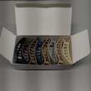 8 Pack Flat Hair Clips for Women  Large Matte Rectangle No-Slip Claw Clips, Strong Hold Square Hair Accessories for Thick & Thin Hair, Lay Flat Design for Work & Daily Styling (Multi-Color)