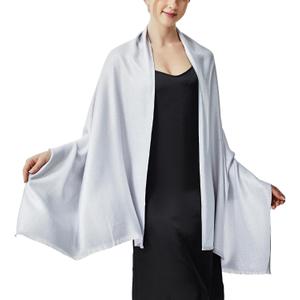 Sparkling Metallic Pashmina Shawl Wraps Scarf for Evening Party Bridal Wedding Formal Dresses