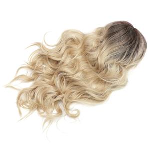 1 Set Long Curly Wig with Bangs Natural Wavy European Style Hair Wig for Party Comfortable Skin Friendly Realistic Texture and Luster Fashionable All