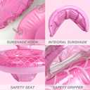 ZEYGLXC 2023 New Mermaid Baby Swimming Pool Floats,Inflatable Pool Swim Ring with Seat and Handle for Babies Toddlers Infant Training Summer