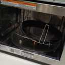 GE 4-in-1 Countertop Microwave Oven, 1.0 Cu Ft, 1050W Convection Microwave with Air Fry & Broil, Compact and Quiet, Stainless Steel, Ideal for Apartments, Dorms & Offices, GCST10A1WSS