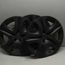 17 Wheel Rim Cover for Toyota RAV4 2013-2018,Snap on Design Hubcaps Fit for Steel Wheels,PP Material Hub caps-17 Inch Black Matte (Set of 3)