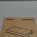 20-Hole Cake Pop Stand with Large Spacing and Taller Height, Easy to Use Upgraded Lollipop Holder & Cake Pop Holder with 100 Sticks, 100 Bags & 100 Ties, Dessert Table Display White