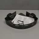 Onemake Corner Shower Caddy with Suction Cups, Aluminum Wall Mounted Organizer Shelves Storage Rack with Towel Bar for Small Bathroom Grey