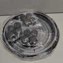 4 Packs Large Metal Plant Caddy with PU Wheels 13" Heav-duty Wroght Iron Rolling Plant Stands Indoor Outdoor Wheeled Plant Dolly Planter Mover Rollers Plant Trolley Cart, Plant Saucers Included