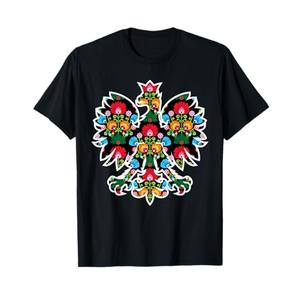 Polish Eagle | Poland WYCINANKI Emblem, Polish Folk Art Fest T-Shirt