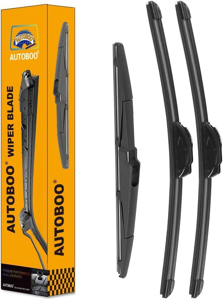 3 Wipers Replacement for Kia Sportage 2017-2022 Hyundai Santa Fe 2019-2023 Kia Sorento 2016-2020 Windshield Wiper Blades with Rear 26"+16"+11inch