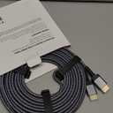 Highwings High-Speed 25 FT HDMI Cable, 18Gbps 2.0 Braided HDMI Cord, 4K HDR, HDR10, HDCP 2.2, ARC, Compatible with Roku TV/HDTV/PS5/Blu-ray