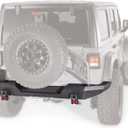 WARN 102190 Jeep JL Elite Rear Bumper, Tire Carrier Compatible