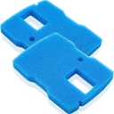 Treela 2 Pcs Replacement Pond Filter Pad Sponge Filter Media Pad for All in One Pond CUF-6000 Filter and 660 GPH Fountain Pump UV Sterilizer, for Outdoor Pond Fountain