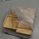 4 Pack 3 Inches Wood Bed Risers, Natural Wood Furniture Lifters, Heavy Duty Bed Risers for Sofa, Bed, Chair, Table, Desk, Furniture