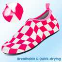 Metog Men Women Water Shoes Quick-Dry Aqua Socks Barefoot Slip-on for Beach Swim Sport Surf Yoga Exercise (XL)