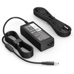 Charger for Dell Laptop 65W 45W Compatible with Inspiron 15 14 13,3000 5000 7000 Series,with Vostro 13 14 15 16 3000 5000 Series,with Latitude 13 14 15 3000 Series Computer Round Tip Power Adapter