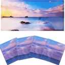 4 Pcs Light Covers - Light Covers for Ceiling Lights Classroom, Magnetic Light Filters for Office, Hospitals, Home 4 x 2 Feet (Sunset)