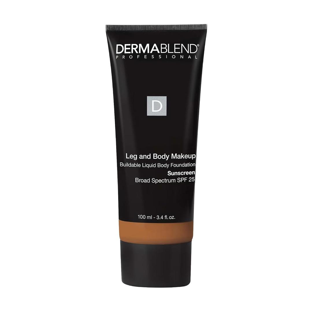 Dermablend Leg and Body Makeup Foundation with SPF 25 (65N Tan Golden)