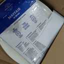 Mayfair Aurora Slow Close Toilet Seat, Easy Clean Hinges and Adjustable Perfect Fit Plastic Seat, Made in USA, Elongated, Biscuit