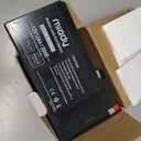 Miady 12V 12Ah Rechargeable Sealed Lead Acid Battery (2 Packs)