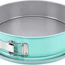 9 Inch Springform Pan, Nonstick Leakproof Cheesecake Pan with Wide Grip Handles, PFOA & PFAS Free Carbon Steel, Groove-Seal Base, Oven Safe to 450F