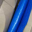 Large Swimming Pool Ladder Mat 36"x48" Protective Non-Slip Pool Step Pad with Texture Protective Ladder Pad for Above Ground Swimming Pools Liner and Stairs (Blue)