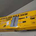 Updated Cordless Pole Saw, Compatible with Dewalt 20V Max Batteries, 8 Inch Low Kick-Back Bar and Chain, Extension Pole for Up to 15 FT Reach, Auto Lubrication System, Battery & Charger not included