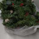 Iced Mixed Pine, Berries and Pinecones Artificial Christmas Wreath - 24" - Unlit