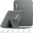 SEYMAC stock Case for iPad (A16) 11th/10th Generation 11''/10.9'', Strong Magnetic Auto Sleep Shockproof Case with Absorbing Multi-Angles Stand, Pen Holder, Card Slot (Gray)