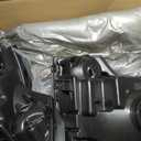 Headlight Assembly, Headlights Kit Compatible with 2009-2014 Ford F150 Replacement Headlamp Chrome Housing Clear Reflector