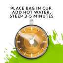 TAZO Organic Peachy Green Tea Bags, Green & Black Tea Blend with Sweet Peach Flavor, Caffeinated Tea, 120 Total Bags (20ct - Pack of 6) (EXP 05/14/27)