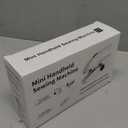 Xamanabu Handheld Sewing Machine for Beginners, Portable Mini Sewing Machine with Two Speed Modes, Easy to Operate and Fast Stitch Suitable for Clothes, Fabrics and Quick Home Repairs (White)