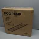 Dog Ramp for Car 63" x 17", Folding Pet Ramp for Large Dogs with Non-Slip Rug Surface, Portable Dog Car Ramp for SUV Car & Truck