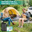 Portable Toilet Gel, Poo Powder for Portable Toilet, Camping Toilet Gel, Pee Powder, Portable Toilet Powder for Outdoor Camping and Hiking Toilet Gel Powder