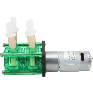Peristaltic Metering Pumps Dual Head High Peristaltic Pump Liquid Dosing Pump with BPT Tube for Lab Analytical Liquid Liquid Sampling Analysis (Dc24v 600ma)