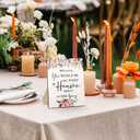 Memorial Table Sign for Wedding, We Know You Would Be Here Today If Heaven Wasn't So Far Away Wedding Sign, Wooden Wedding Decor Loving Memory Sign for Ceremony and Reception(Vivid Style)