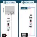DIHOOL 125 Amp Heavy Duty Battery Disconnect Switch, DC Circuit Breaker for Car Audio RV Marine Boat Truck Trolling Motors