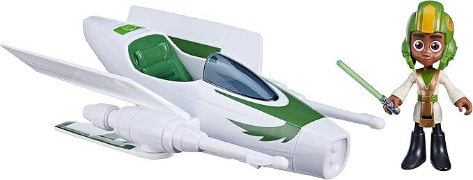 Star Wars: Young Jedi Adventures Jedi Pilot Nubs, 4-Inch Scale Action Figure Ship, Toys, Preschool Toys for 3 Year Old Boys & Girls