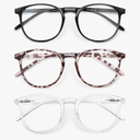 IBOANN Iconic Blue Light Glasses for Woman - Computer Glasses up to 99% Blue Light Blocking - Anti Eyestrain & UV Glare