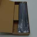 IFELS Heavy Duty Curtain Rods for Windows 66 to 120 Inch, 1 Inch Adjustable Black Curtain Rod with Easy Installation and Modern Design, Decorative Long Drapery Rods with Metal Finials (A1, Black, 30-120")