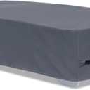 Stackable Chaise Lounge Covers for 2-3 Stackable Patio Lounge Chair, 600D Weather-Resistant Polyester Fabric, Outdoor Furniture Storage Cover for Stackable Lounge Chair - 80"L x 30"W x 20"H, Gray