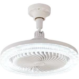 Souxgjey Ceiling Fan with Lights,10" Socket Fan Light with Remote,E26/E27 Screw-in Design,3 Speeds,3 Color Temperatures,Dimmable LED for Bedroom,Bathroom,Kitchen,Garage,Kids Room,Crystal