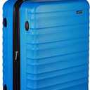 Amazon Basics 30" Hardside Large Checked Luggage, Hardshell Suitcase With Wheels, Expandable For Up to 15% More Space, With Scratch-Resistant Surface, Four Multi-directional Wheels, Light Blue