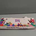 HOUSE OF PARTY Happy Birthday Banner | Rainbow Happy Birthday Sign Backdrop | Pre-Strung Felt Banner for Rainbow Themed Party Decoration