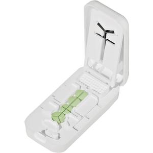 Pill Cutter 1/4 with Centering Device Safety Blades for Small and Large Tablets, 3 in 1 Version Works for Quarters, Thirds and Halves